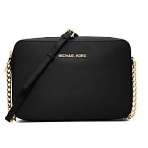 Michael Kors Black Crossbody Jet Set